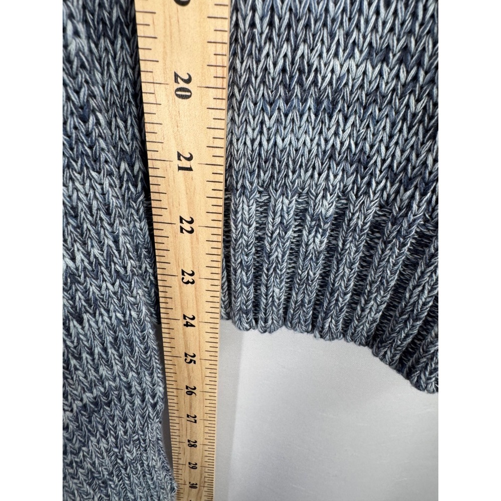 Marled American Flag Sweater XL Blue Egret Patriotic chunky knit preppy - Picture 6 of 9